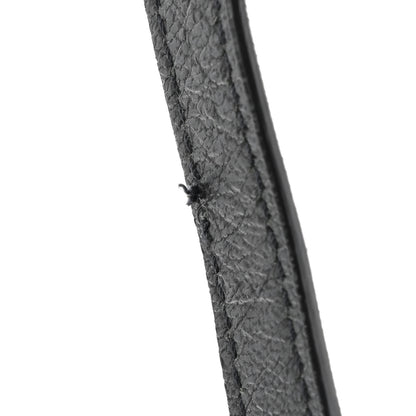 Saint Laurent Calfskin Crocodile Embossed Medium West Hollywood Monogram Fold-Over Black 12 of 12