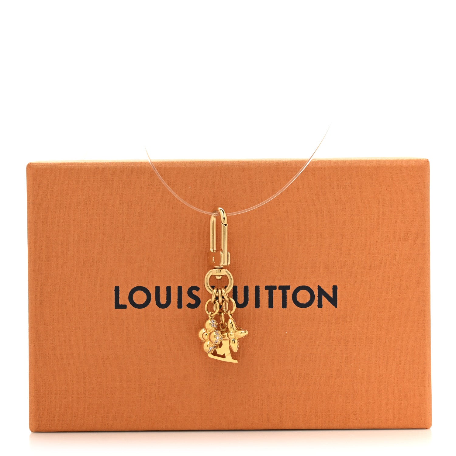 Louis Vuitton Micro Charms LV Iconic Key Holder Gold 4 of 4