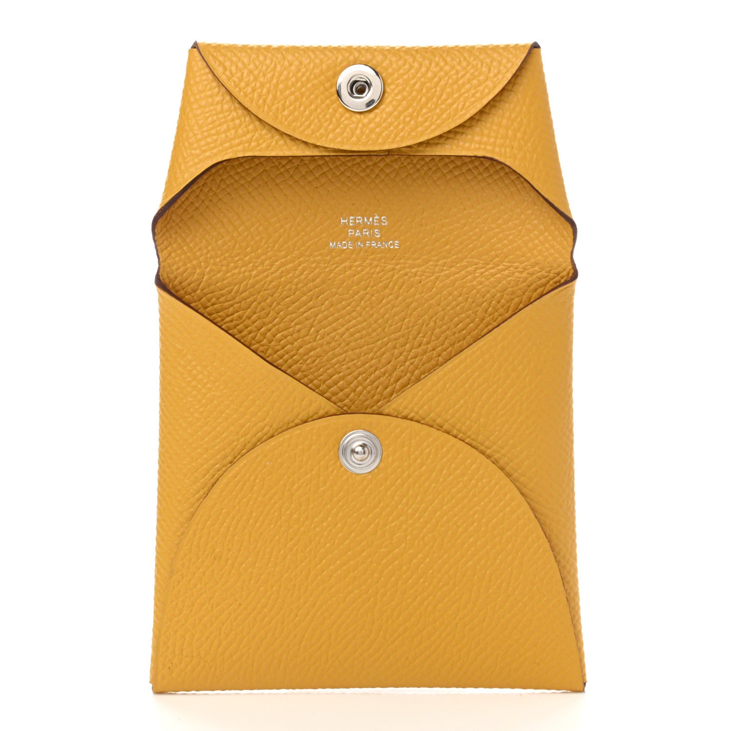 Hermes Epsom Bastia Coin Purse Jaune Ambre 5 of 9