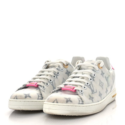 Louis Vuitton Technical Fabric Calfskin Frontrow Sneakers 40 Pink 3 of 8