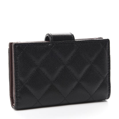 Chanel Caviar Quilted Small Classic Wallet Black 3 of 9