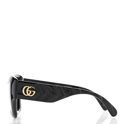 Gucci Acetate GG Butterfly Sunglasses GG0808S Black 3 of 10