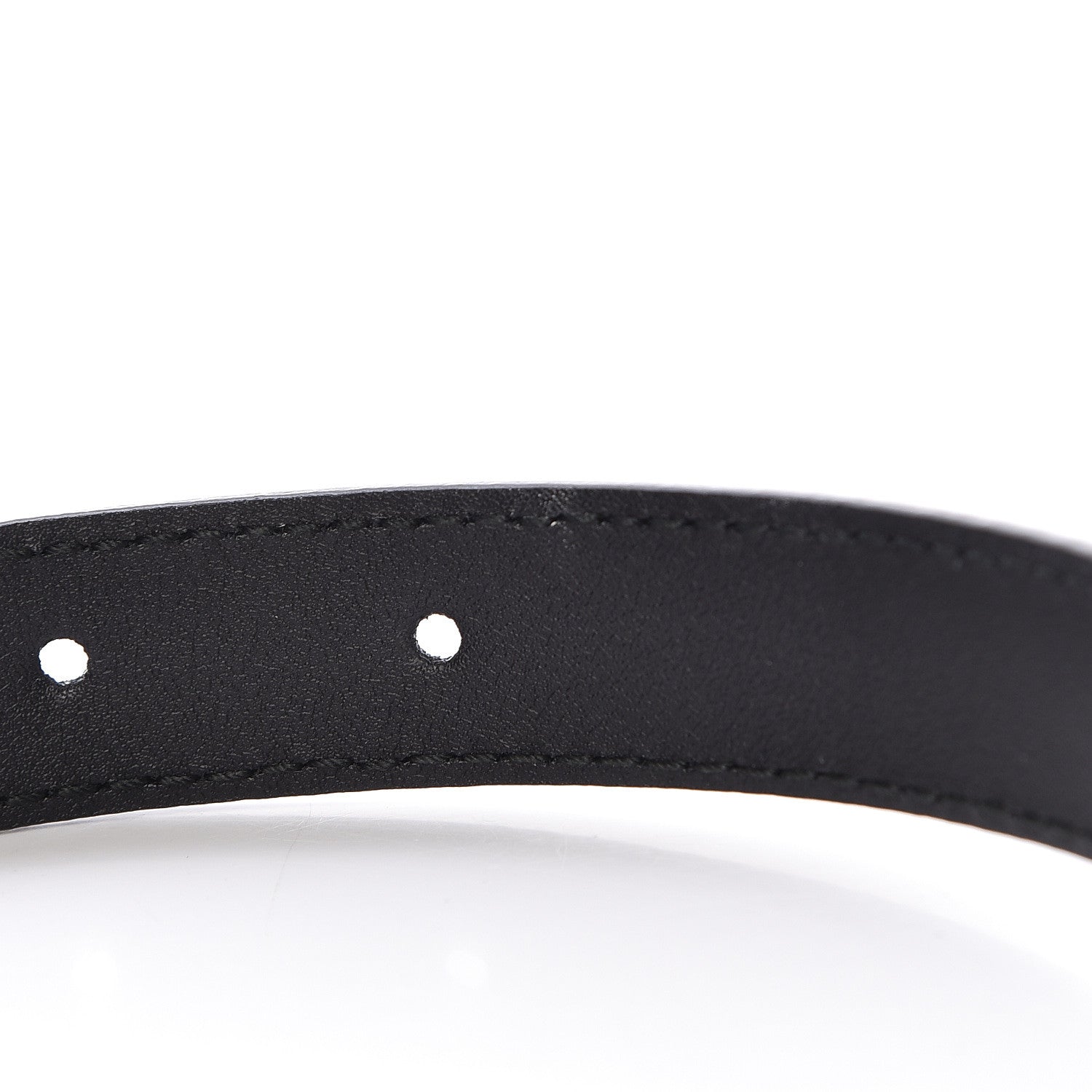 Gucci Calfskin Double G 20mm Belt 75 30 Black 7 of 9