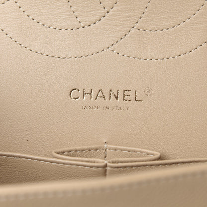 Chanel Caviar Quilted Jumbo Double Flap Beige Clair 8 of 11