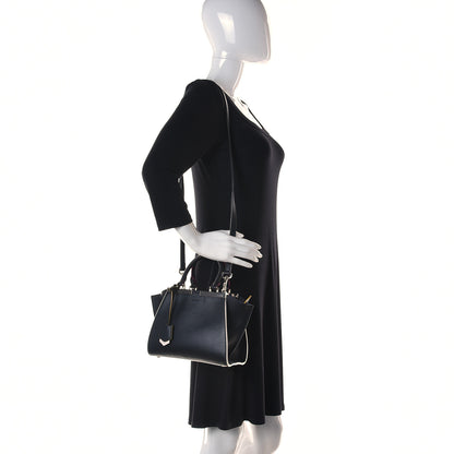 Fendi Vitello Dolce Mini 3Jours Tote Black 2 of 9