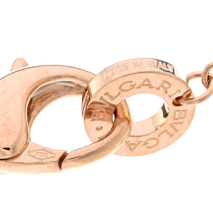 Bulgari 18K Rose Gold Diamond Mother of Pearl Gelati Necklace 4 of 4