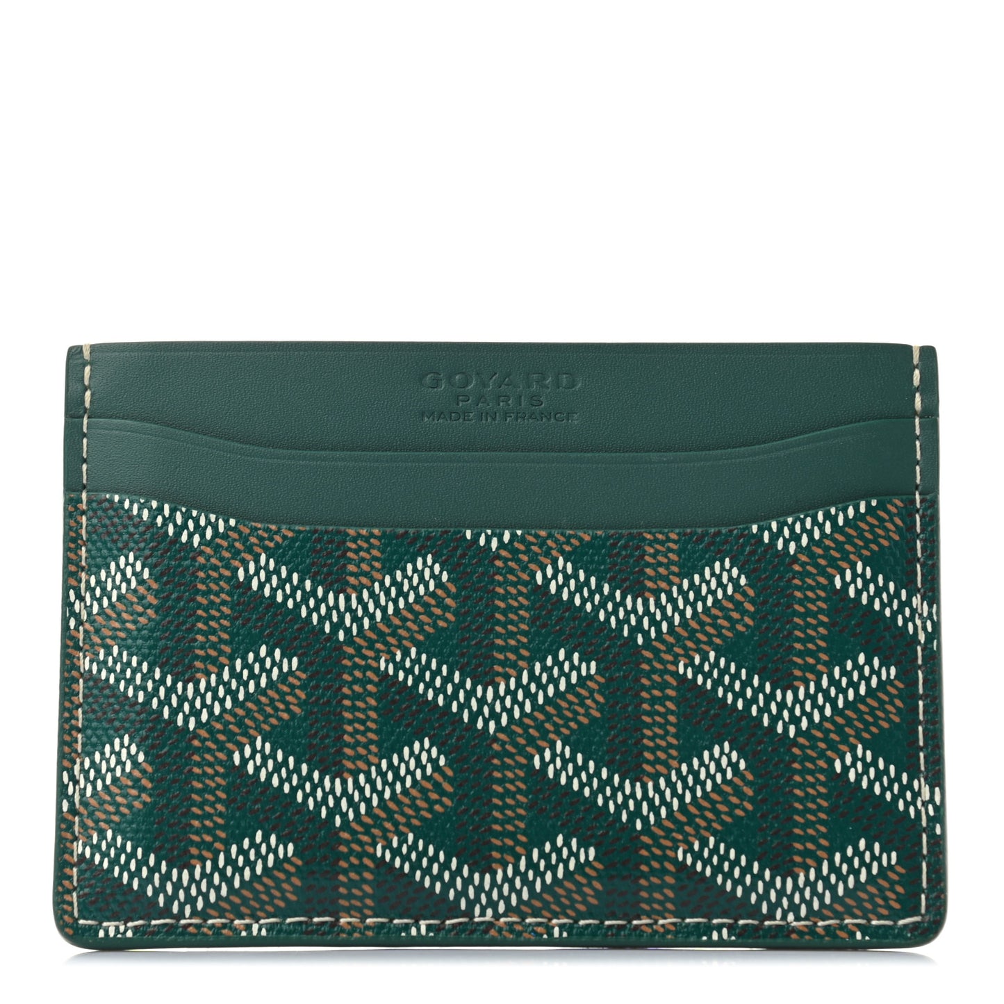 Goyardine Saint Sulpice Card Holder Green