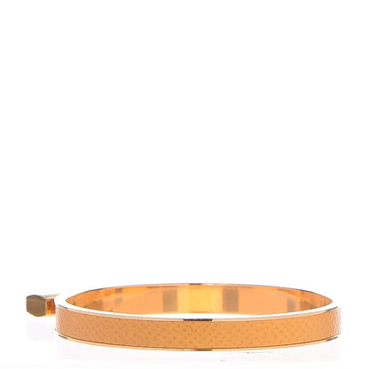Hermes Courchevel Kelly Lock Cadena Bracelet Jaune 3 of 5