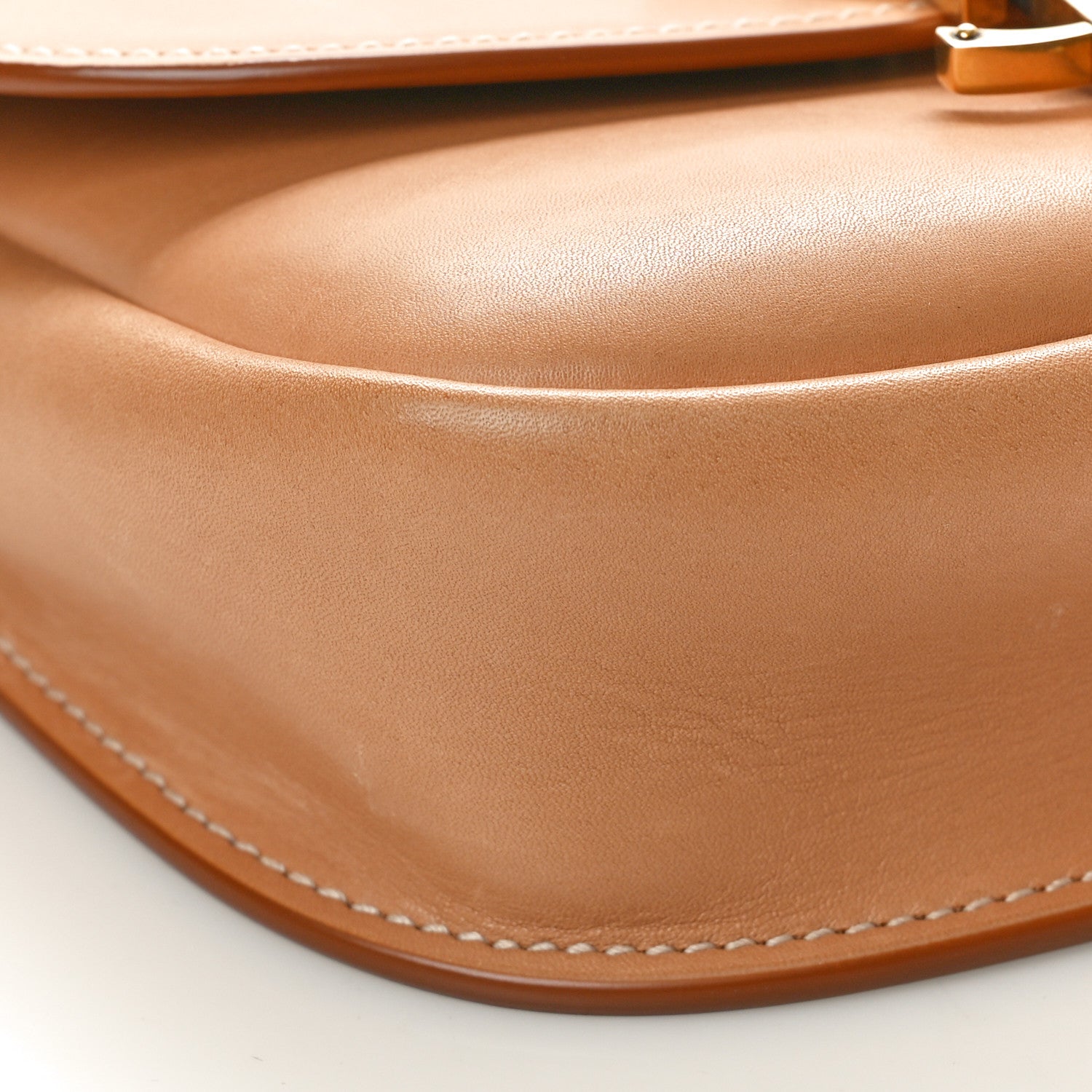 Saint Laurent Smooth Vintage Calfskin Small Kaia Satchel Brown Gold 8 of 10
