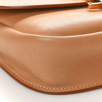 Saint Laurent Smooth Vintage Calfskin Small Kaia Satchel Brown Gold 8 of 10