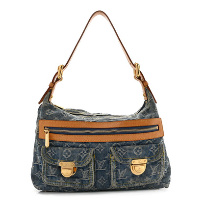 Louis Vuitton Monogram Denim Baggy PM Blue 1 of 8