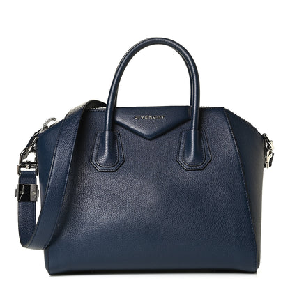 Givenchy Sugar Goatskin Small Antigona Navy 1 of 4