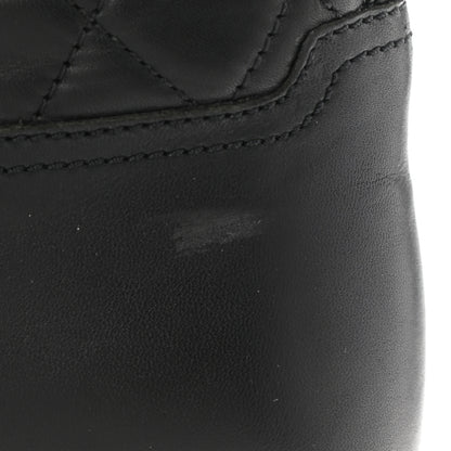 Chanel Calfskin Quilted Boots 37 Black 9 of 12