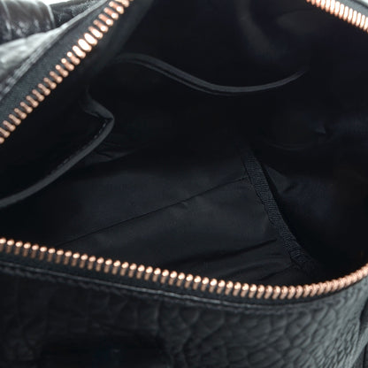 Alexander Wang Pebbled Lambskin Rocco Black with Rose Gold Hardware 5 of 6