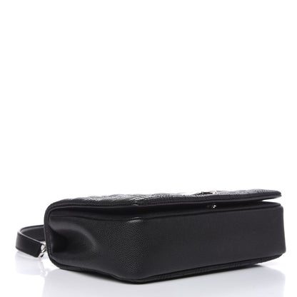 Burberry Grainy Calfskin Quilted Lola Bag Black 4 of 12