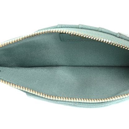 Chanel Caviar Quilted Classic iPhone Pouch Blue 5 of 12
