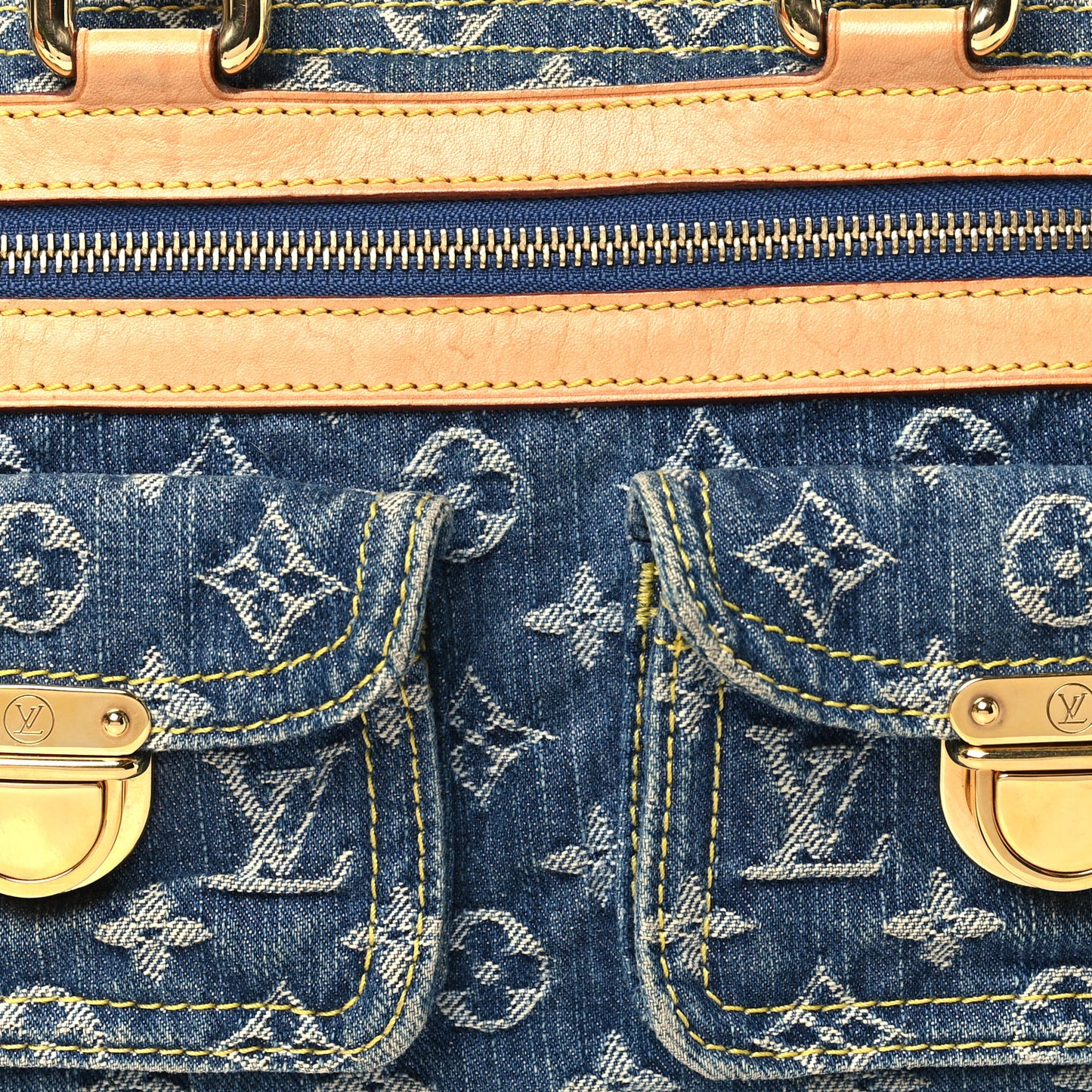 Monogram Denim Neo Speedy Blue