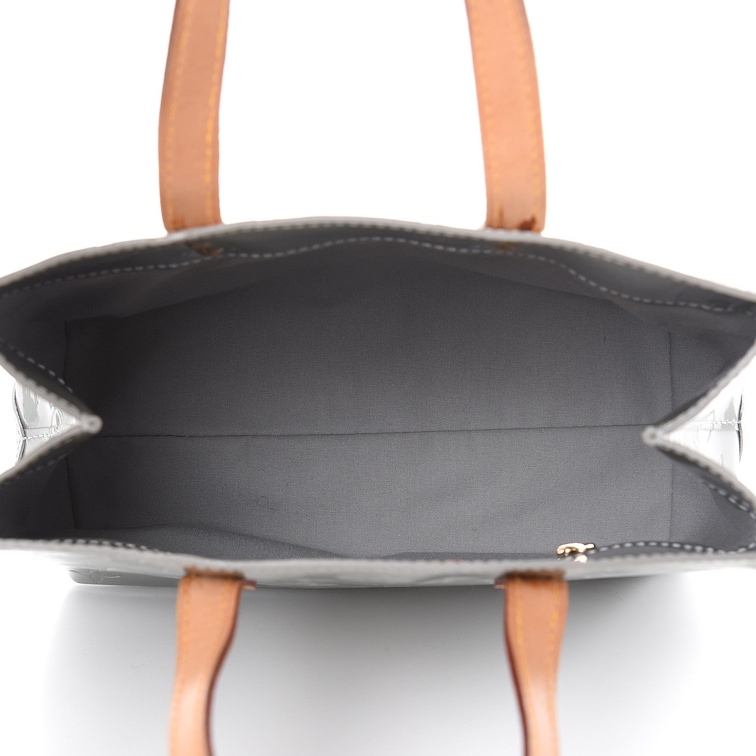 Louis Vuitton Vernis Reade PM Silver 5 of 10