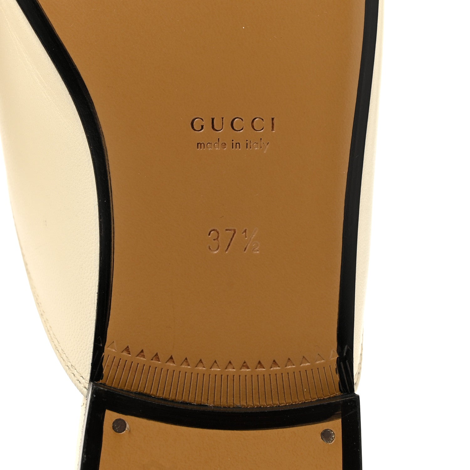 Gucci Malaga Kid Womens Princetown Slippers 37.5 Mystic White 8 of 10