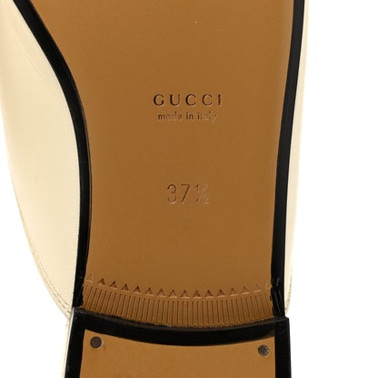 Gucci Malaga Kid Womens Princetown Slippers 37.5 Mystic White 8 of 10