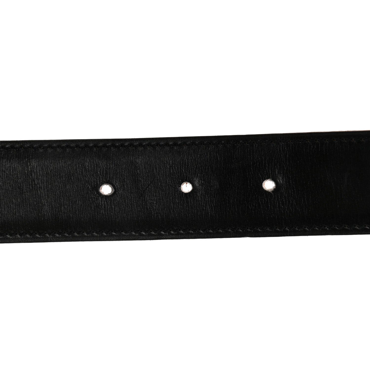Hermes Box Togo 32mm Martelee H Belt 80 32 Black Gold 4 of 5