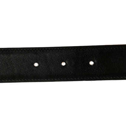 Hermes Box Togo 32mm Martelee H Belt 80 32 Black Gold 4 of 5