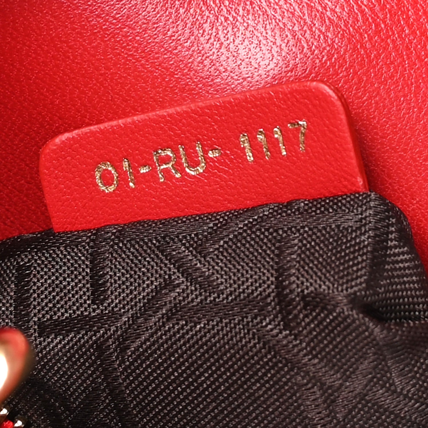 Christian Dior Lambskin Cannage Small Lucky Badges My Lady Dior Red 7 of 11