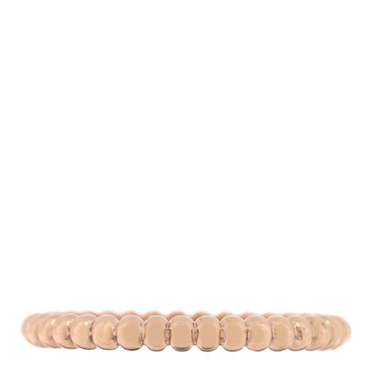 Van Cleef & Arpels 18K Rose Gold Small Perlee Ring 52 6 3 of 4