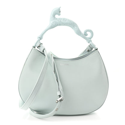 Lanvin Satin Cat Hobo Blue 1 of 8
