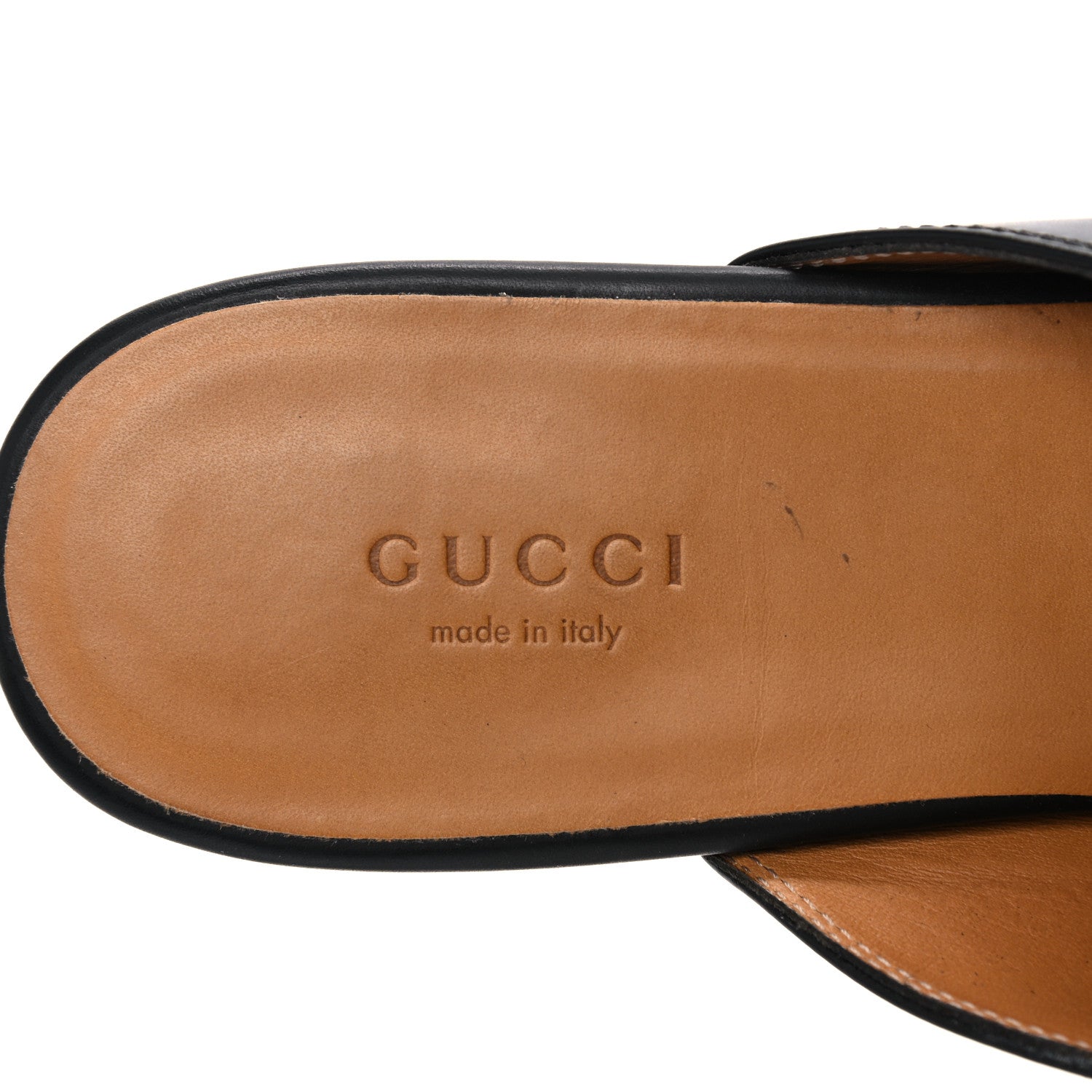 Gucci Calfskin Womens Princetown Slippers 39 Black 7 of 14