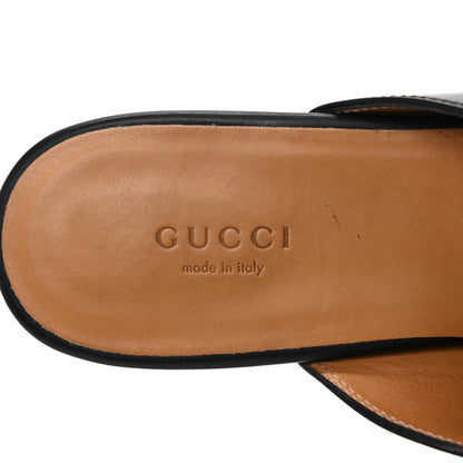 Gucci Calfskin Womens Princetown Slippers 39 Black 7 of 14