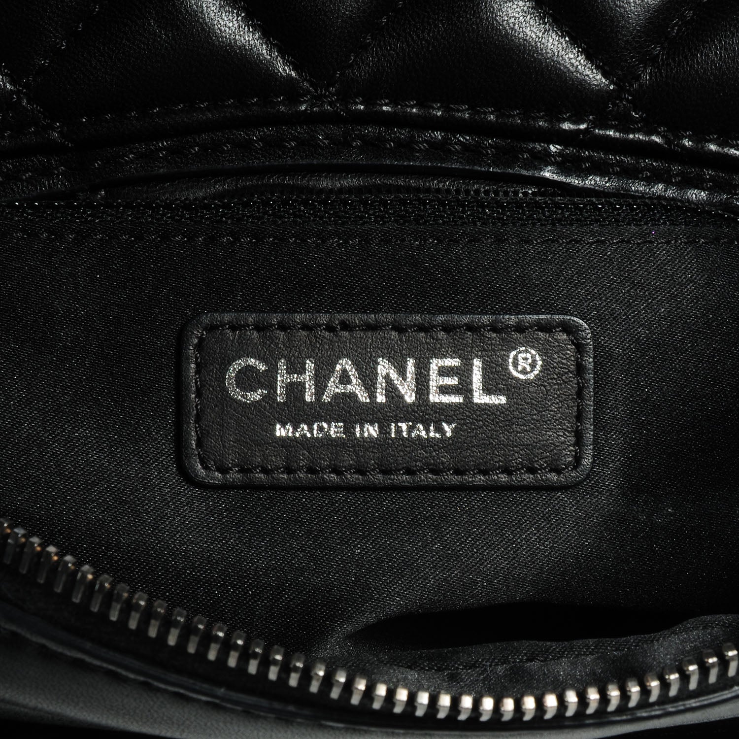 Chanel Lambskin Quilted Citizen Zip Large Flap Black 6 of 8