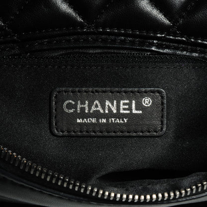 Chanel Lambskin Quilted Citizen Zip Large Flap Black 6 of 8