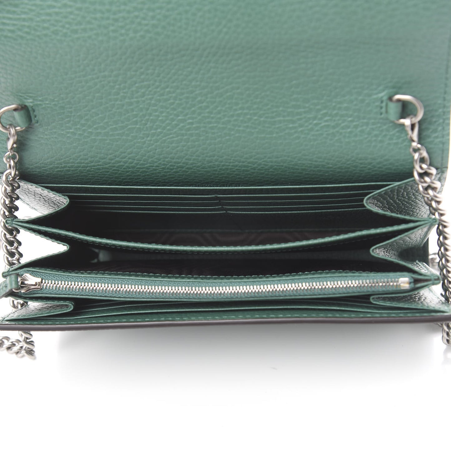 Calfskin Mini Dionysus Chain Wallet Emerald
