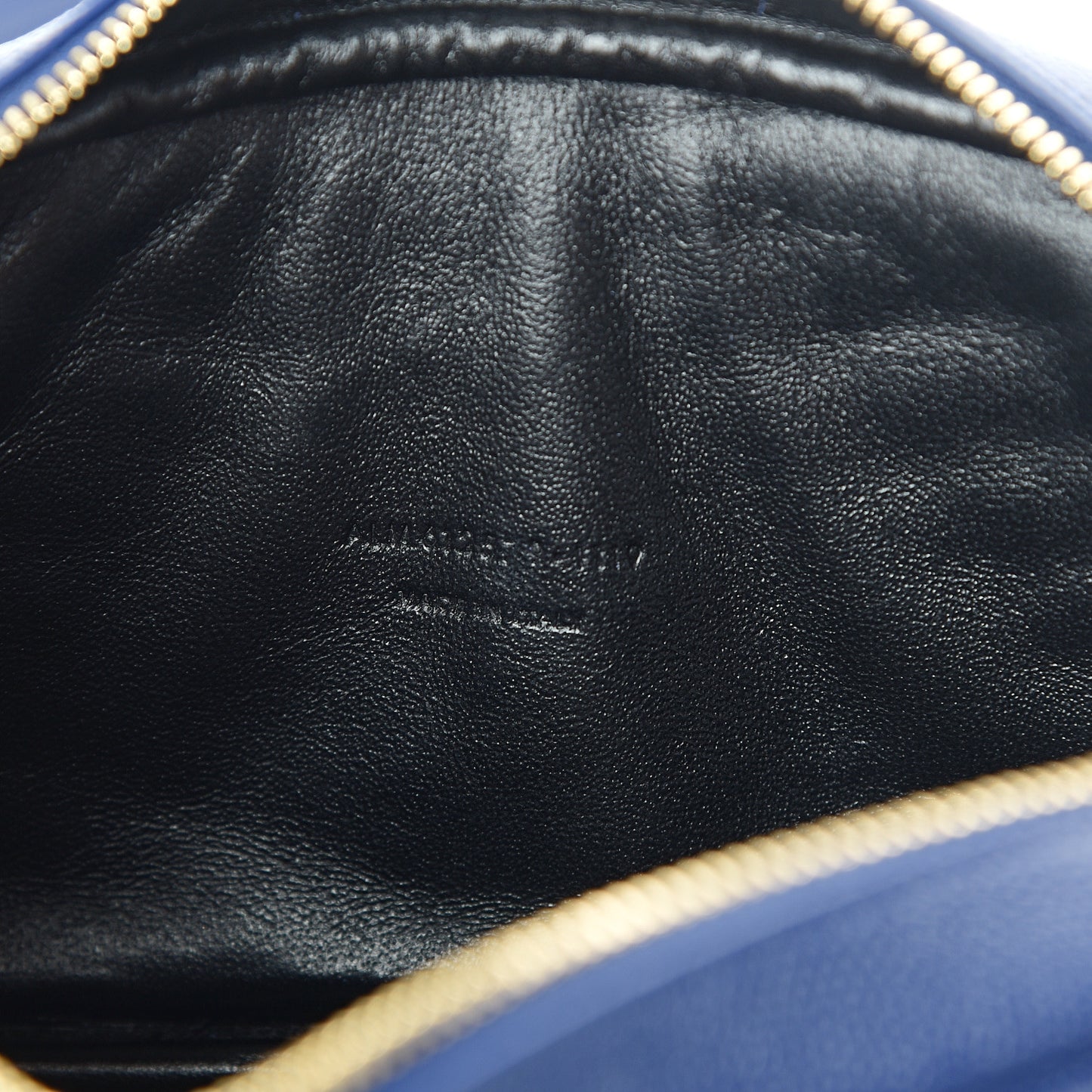 Grain De Poudre Matelasse Monogram Mini Lou Camera Bag Denim
