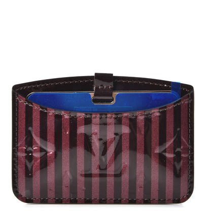 Louis Vuitton Vernis Rayures Mirror Case Amarante 1 of 10