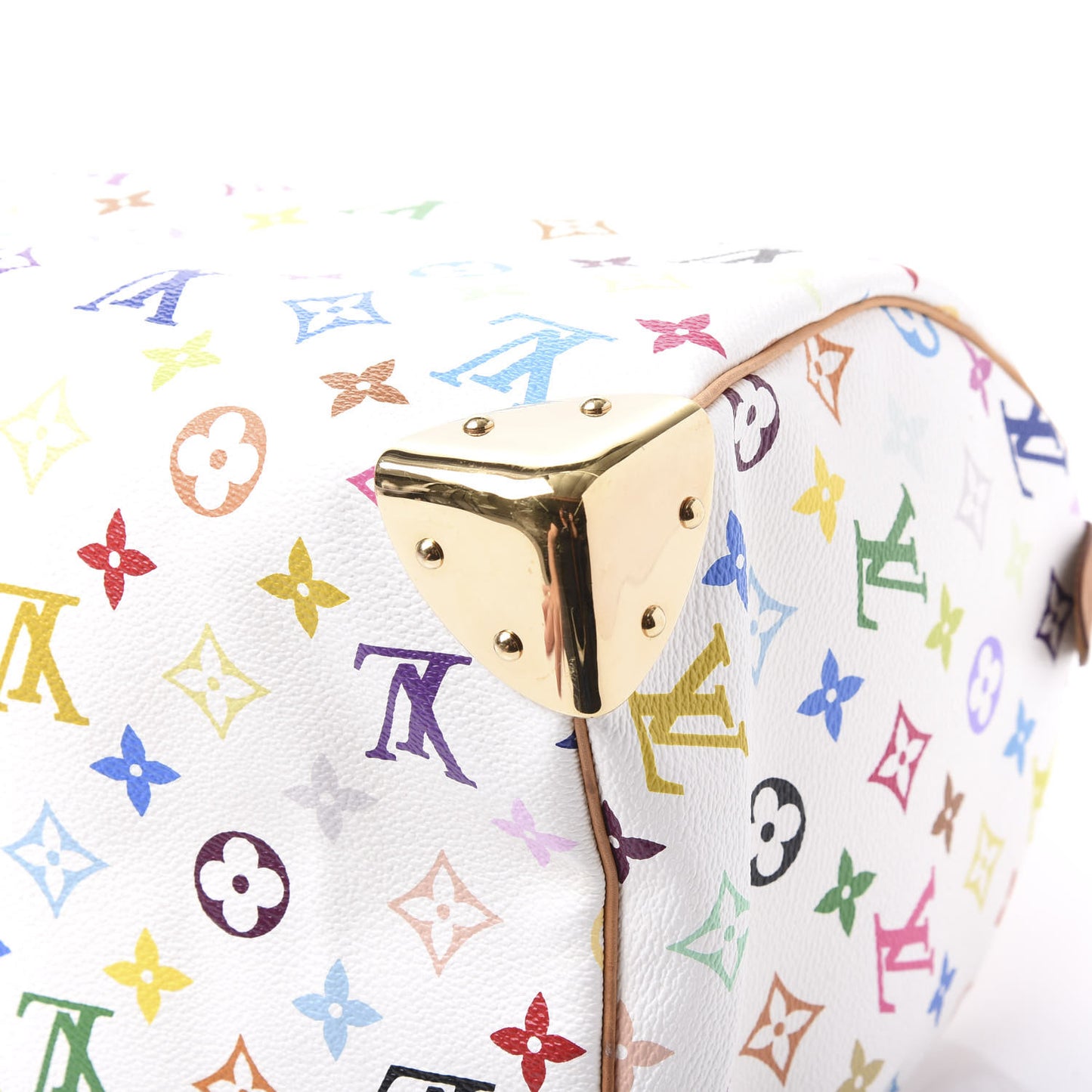 Monogram Multicolor Speedy 30 White