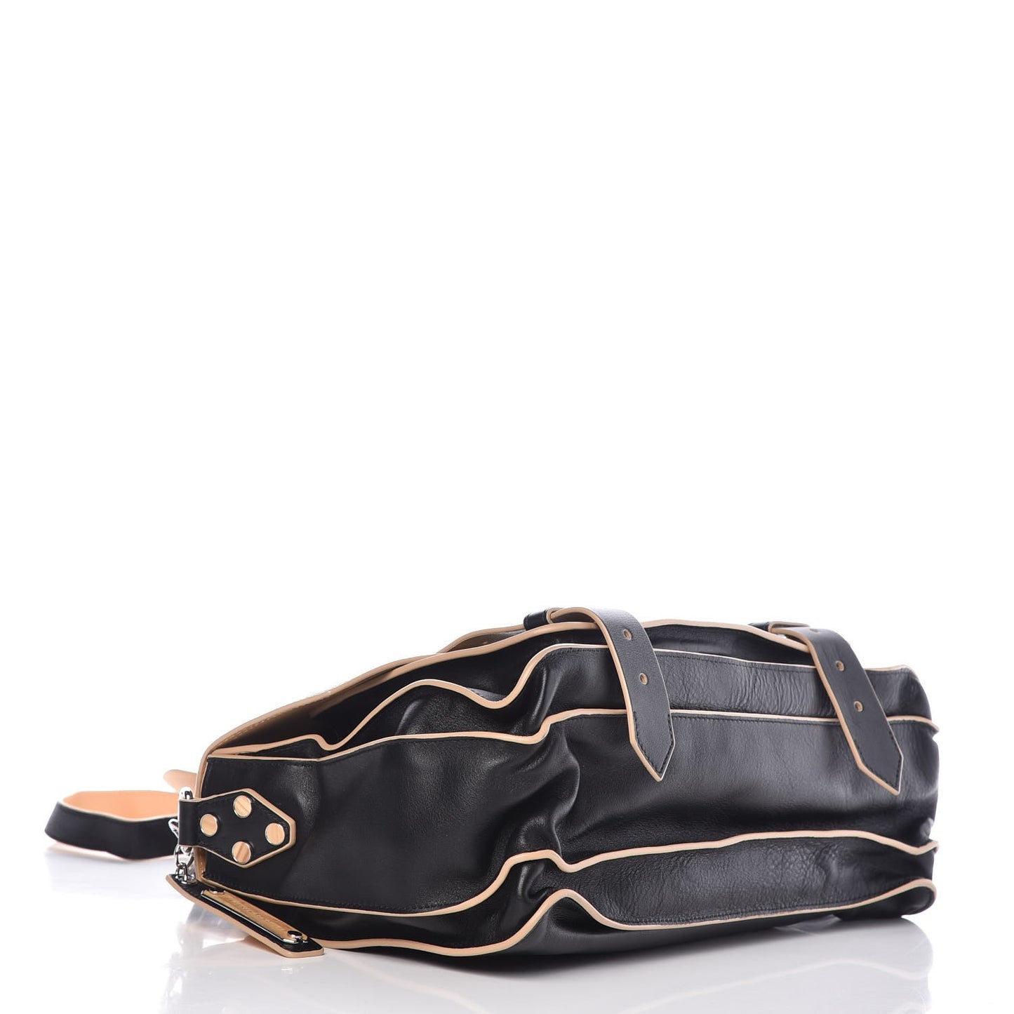 Lambskin 2 Tone Medium PS1 Satchel Black Sorbet