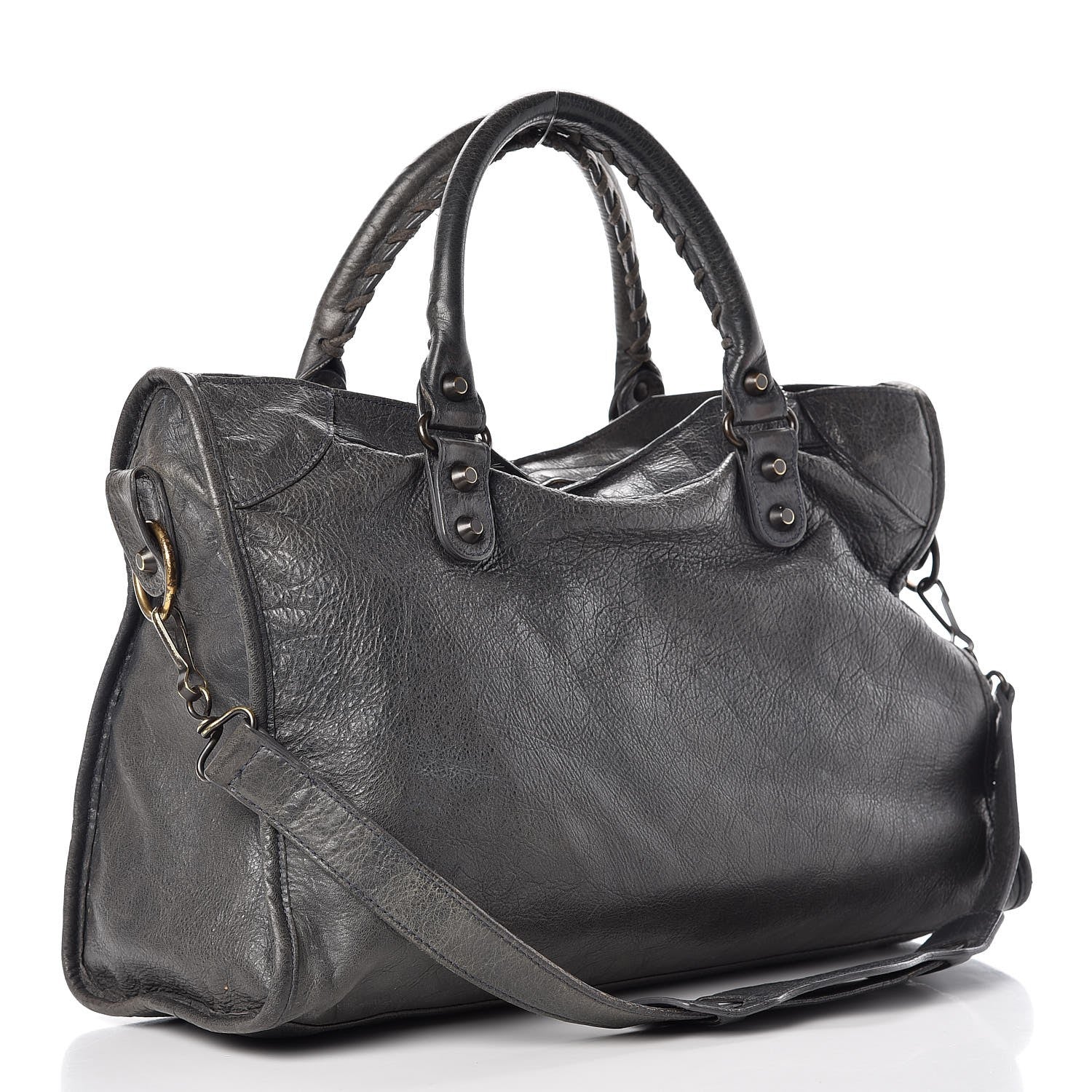 Balenciaga Agneau Classic Hardware City Anthracite 4 of 13