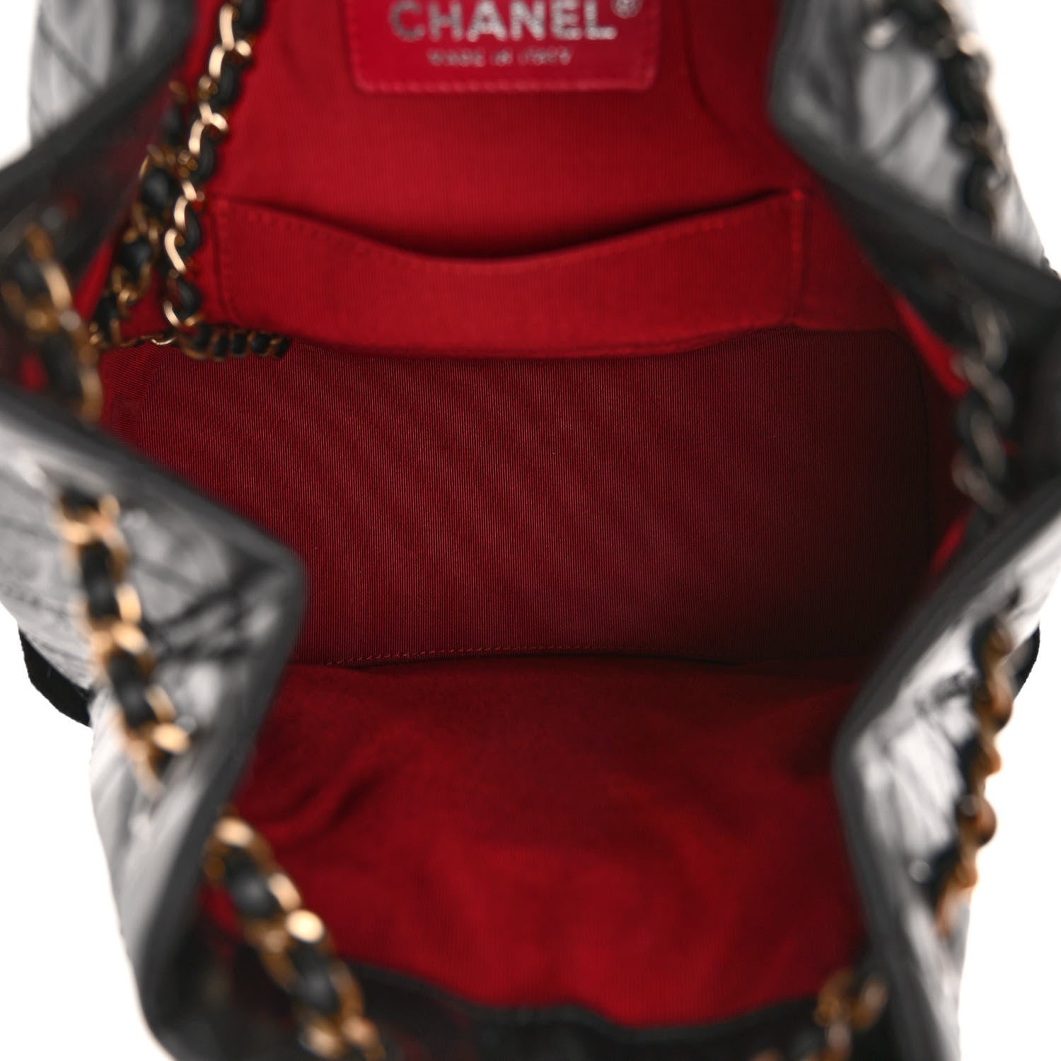Chanel Aged Calfskin Quilted Small Gabrielle Backpack Black 5 of 11