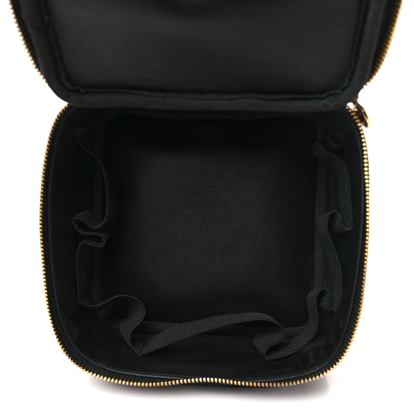 Patent Vanity Cosmetic Case Black Black