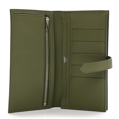 Hermes Chevre Mysore Bearn Gusset Wallet Canopee 5 of 8