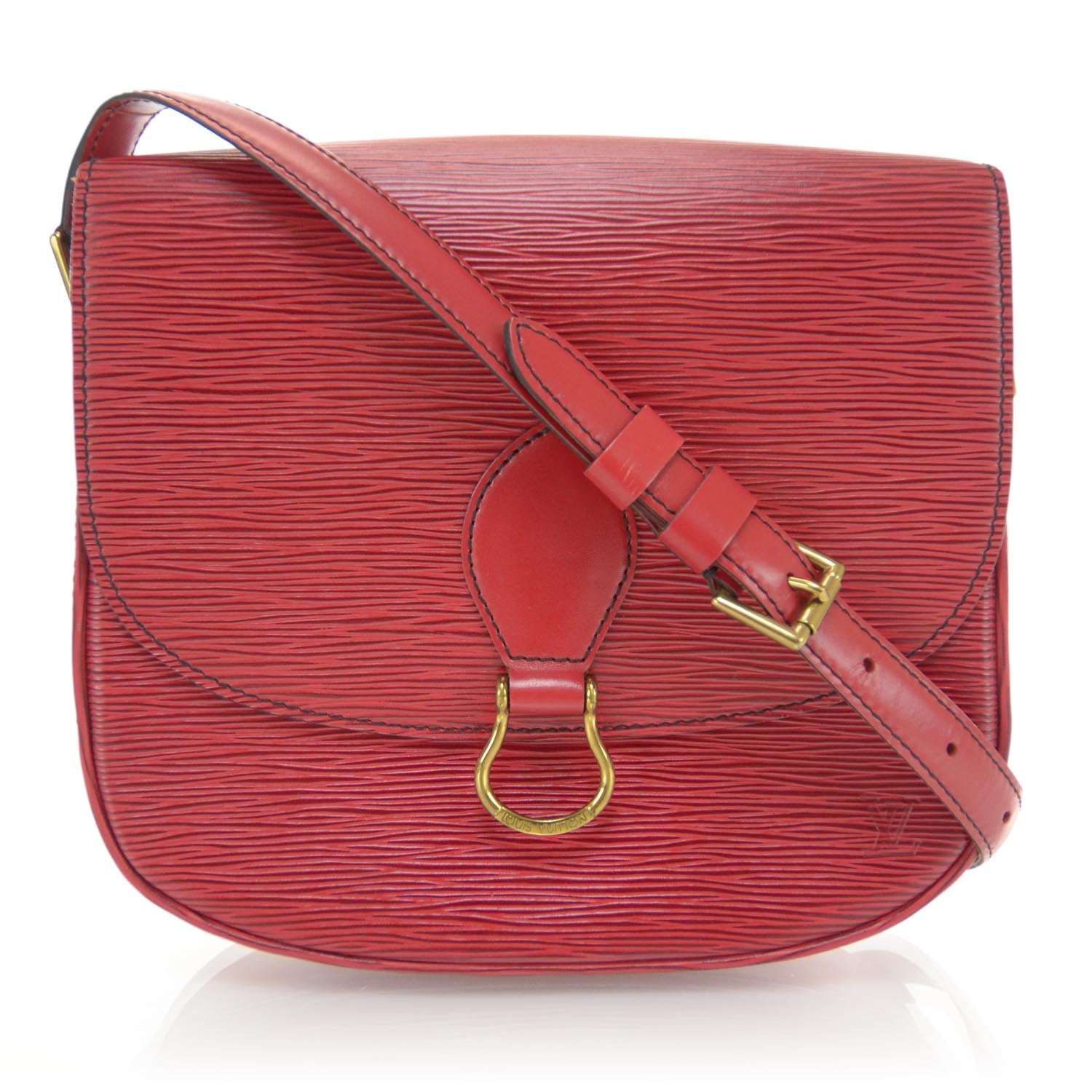 Louis Vuitton Epi Saint Cloud GM Castillan Red 1 of 8