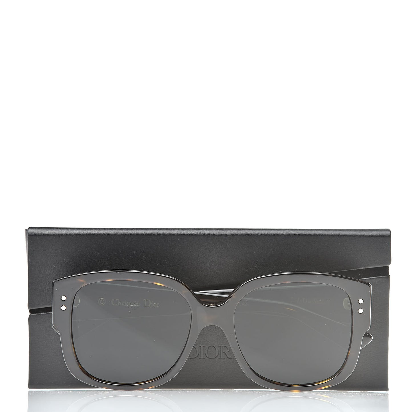 Lady Dior Studs Sunglasses Tortoise