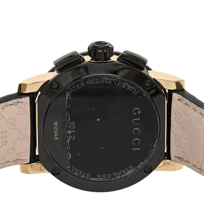Gucci PVD Stainless Steel Calfskin 44mm G-Chrono Quartz Watch Black 4 of 4