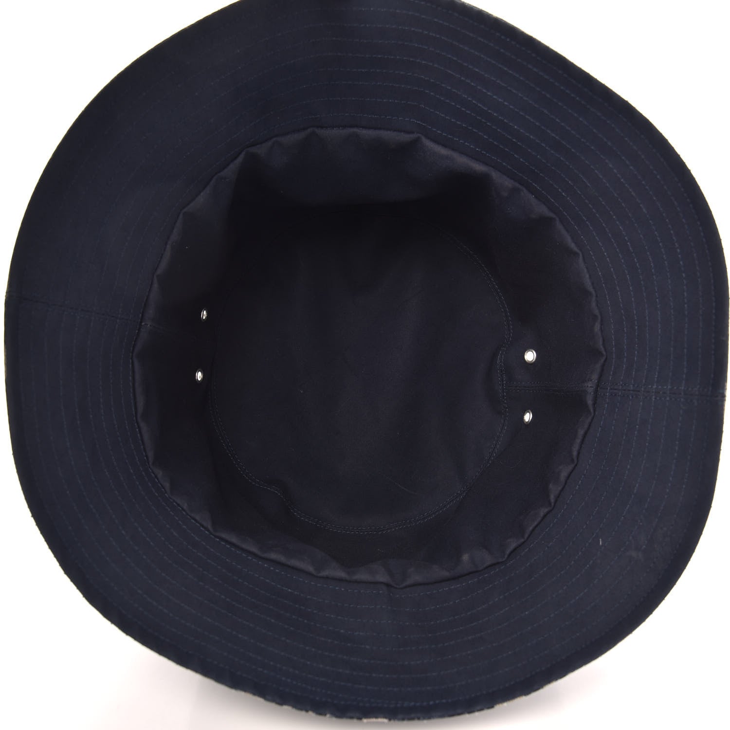 Christian Dior Oblique Reversible Teddy-D Brim Bucket Hat 56 Blue 6 of 6