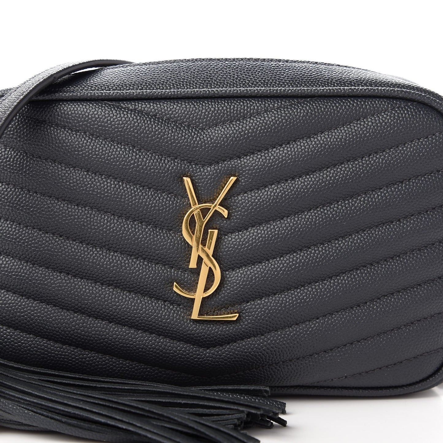 Grain De Poudre Matelasse Monogram Mini Lou Camera Bag Dark Smog