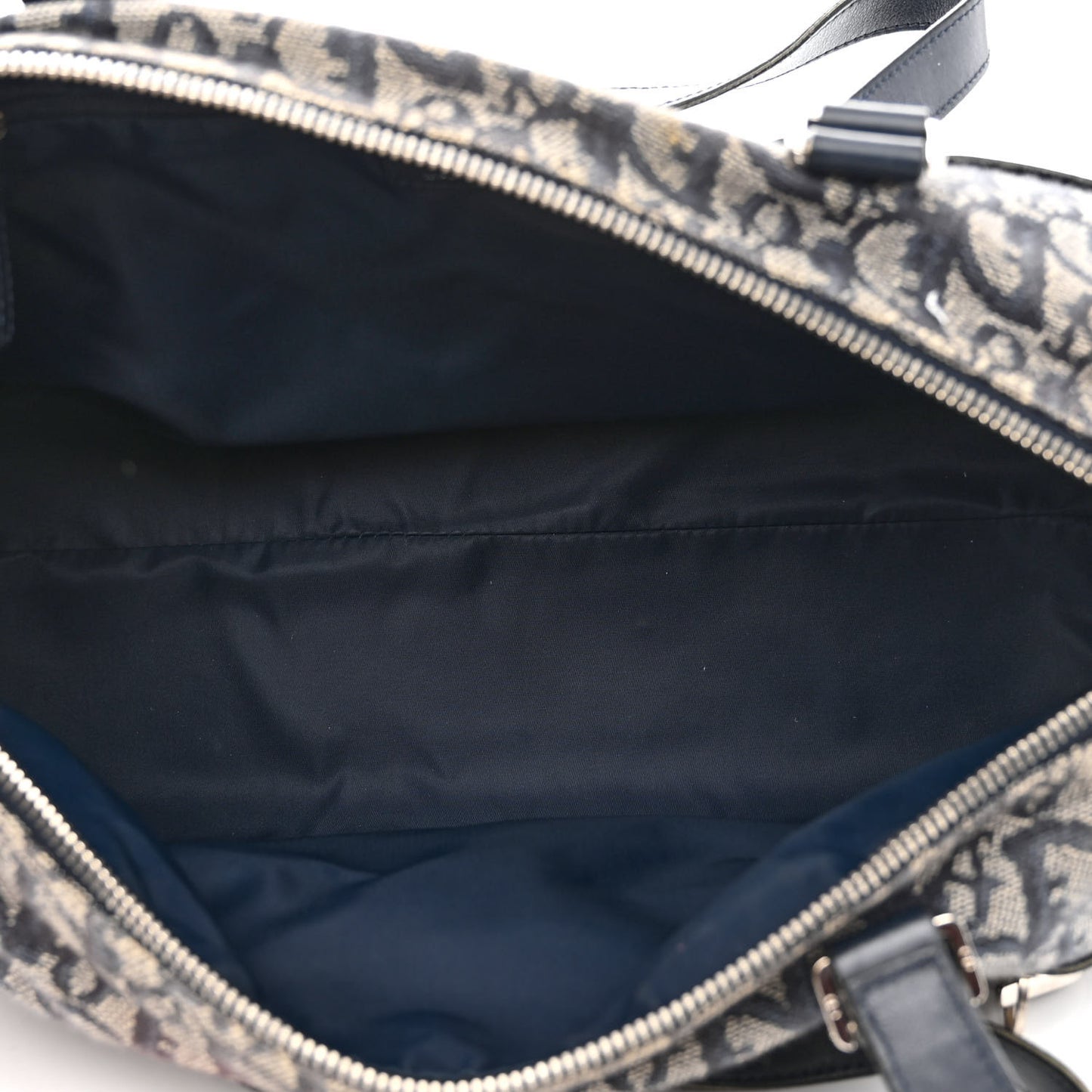 Denim Monogram Charms Shoulder Bag Blue