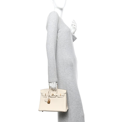 Hermes Togo Birkin 25 Craie 2 of 11