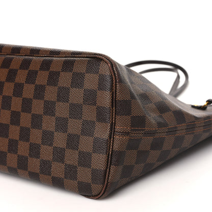 Louis Vuitton Damier Ebene Neo Neverfull MM Rose Ballerine 9 of 13